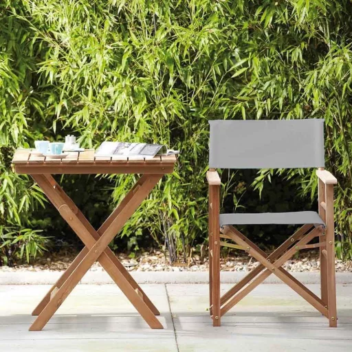 Set di 2 sedie da regista portatili - Design pieghevole in diversi colori