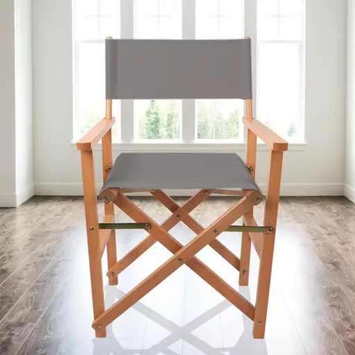 Set di 2 sedie da regista portatili - Design pieghevole in diversi colori