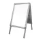Insegna A-Frame in alluminio resistente alle intemperie con supporto per poster e superficie scrivibile