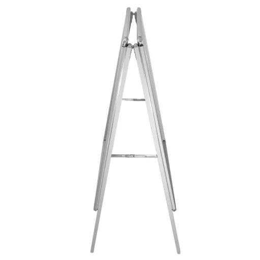Insegna A-Frame in alluminio resistente alle intemperie con supporto per poster e superficie scrivibile