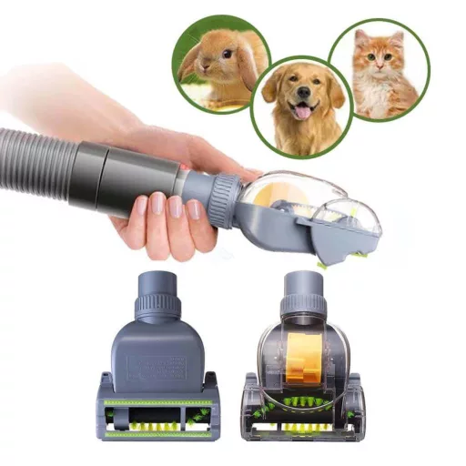 Accessorio per aspirapolvere per peli di animali - Compatibile, facile da pulire, design compatto