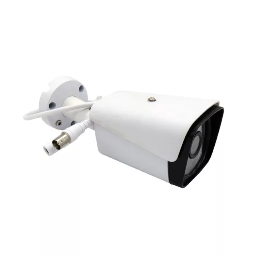 Sistema di sicurezza AHD cablato a 4 telecamere - Full HD, visione notturna, accesso remoto