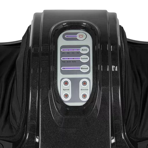 Massaggiatore per piedi Serenity con programmi regolabili e design compatto - Nero