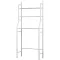 Scaffale da muro a 3 ripiani con ganci - Design salvaspazio per bagno o lavanderia