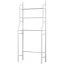 Scaffale da muro a 3 ripiani con ganci - Design salvaspazio per bagno o lavanderia