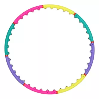   Hula Hoop Colorato 98 cm con Noduli Massaggianti per Fitness e Divertimento