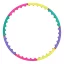 Hula Hoop Colorato 98 cm con Noduli Massaggianti per Fitness e Divertimento