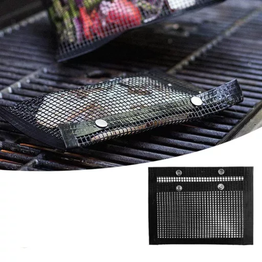 Borsa da griglia antiaderente 14x24 cm per una facile cottura al BBQ