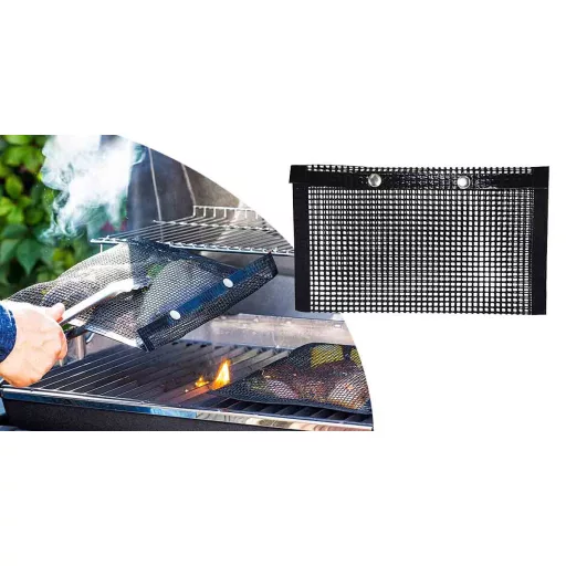 Borsa da griglia antiaderente 14x24 cm per una facile cottura al BBQ