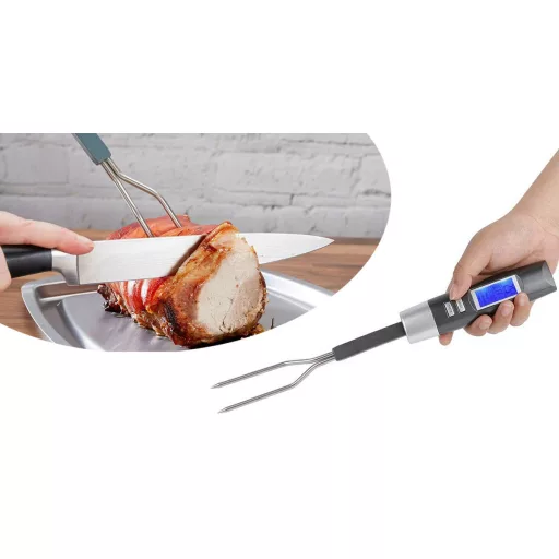 Termometro Digitale per Carne con Display LCD per Grigliate e Cottura Perfetta