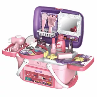   Set di bellezza portatile per bambini con accessori realistici