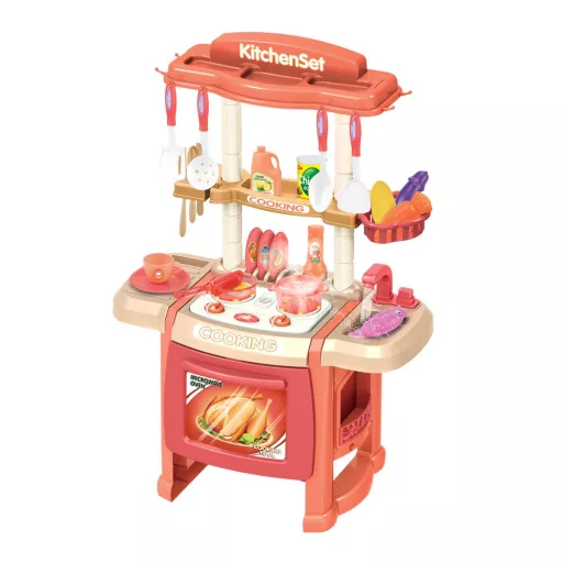 Set di cucina interattivo con accessori - Arancione
