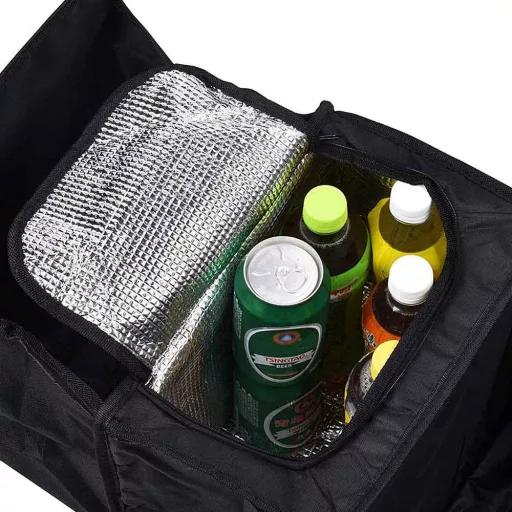 Organizzatore per bagagliaio a 3 scomparti con sezione isolata - Durevole e pieghevole