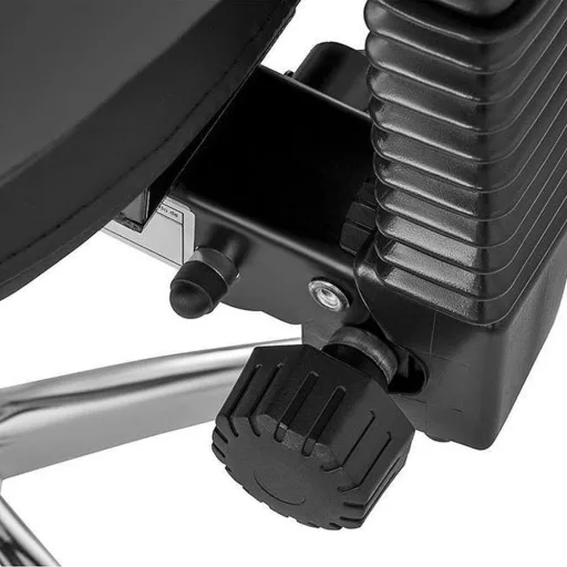 Sedia da salone girevole ergonomica con altezza regolabile e schienale reclinabile - capacità 120 kg