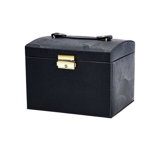 Borsa organizer per gioielli elegante con specchio e lucchetto - Vari colori