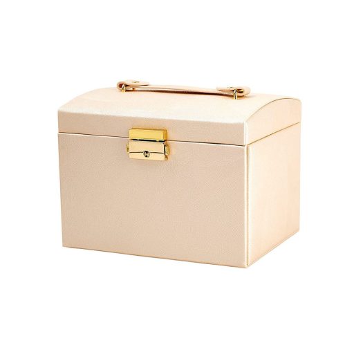 Borsa organizer per gioielli elegante con scomparti multipli e design bloccabile