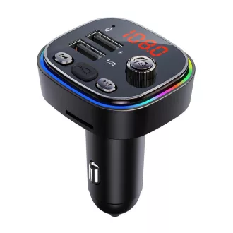   Trasmettitore Bluetooth multifunzionale per auto con ricarica USB doppia e radio FM