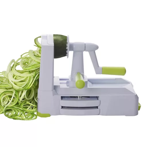 Affettaverdure 5-in-1 con ventose e lame in acciaio inossidabile