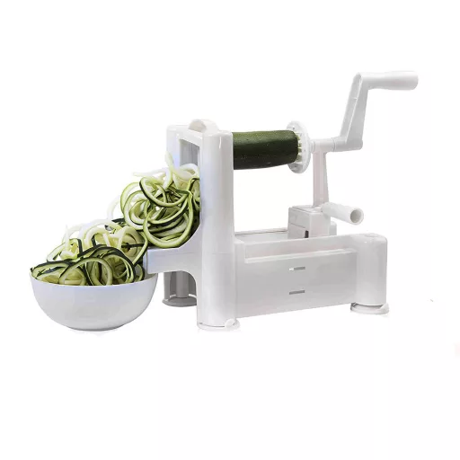 Affettaverdure 5-in-1 con ventose e lame in acciaio inossidabile