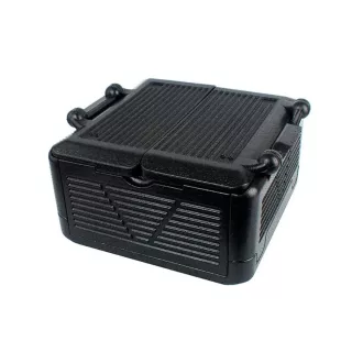   Scatola di stoccaggio isolata - Nera - Mantiene il cibo caldo o freddo per 6 ore - 47x44x25 cm