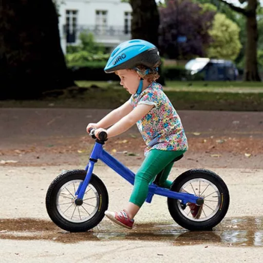 Bicicletta equilibrio blu regolabile per bambini - Leggera, Durevole, 3 anni+