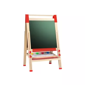  Tavola da gioco in legno regolabile a doppio lato con superfici in gesso e magnetiche