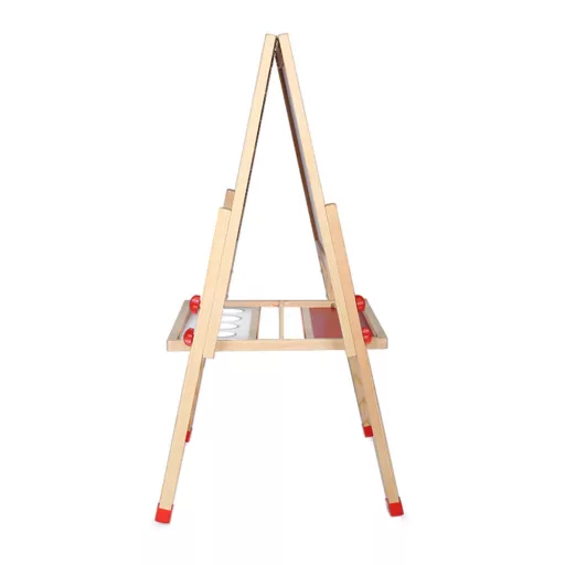 Tavola da gioco in legno regolabile a doppio lato con superfici in gesso e magnetiche