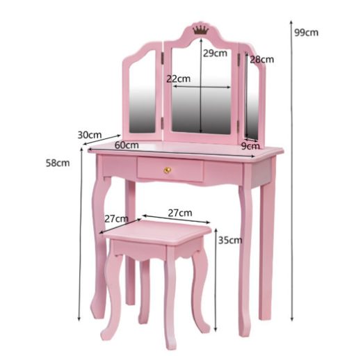 Tavolo da Trucco per Bambine