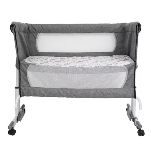 Culla per bambini regolabile con ruote e rete anti-insetti - Design portatile per casa e viaggi