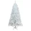 Albero di Natale artificiale bianco - 180 cm con rami pieghevoli e base in metallo