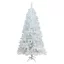 Albero di Natale artificiale bianco - 210 cm, rami pieghevoli, base in metallo, varie dimensioni