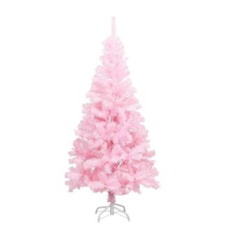   Albero di Natale artificiale rosa - 120 cm, facile da montare, disponibili varie dimensioni