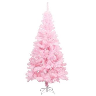   Albero di Natale artificiale rosa - 150 cm, facile da montare, disponibili varie dimensioni