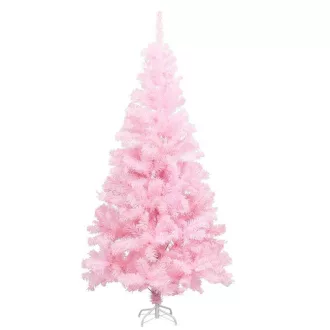   Albero di Natale artificiale rosa - 210 cm, facile da montare, varie dimensioni