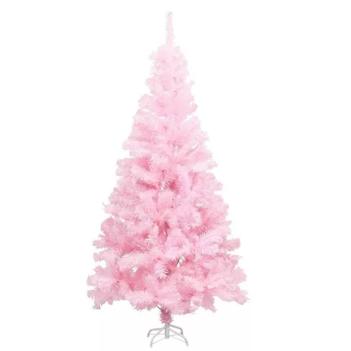 Albero di Natale artificiale rosa - 210 cm, facile da montare, varie dimensioni