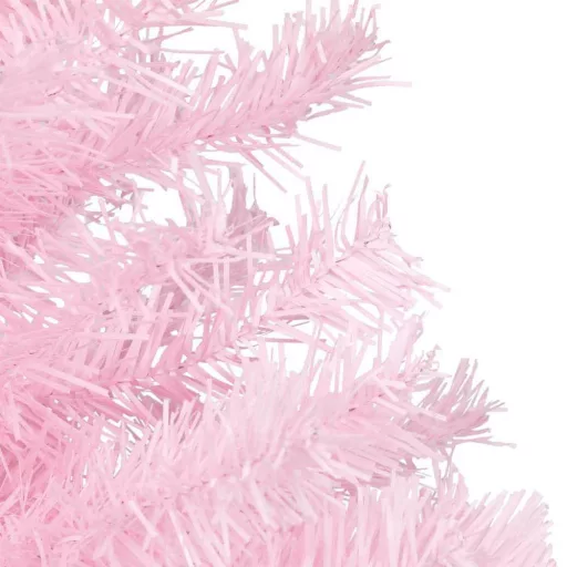 Albero di Natale artificiale rosa - 210 cm, facile da montare, varie dimensioni