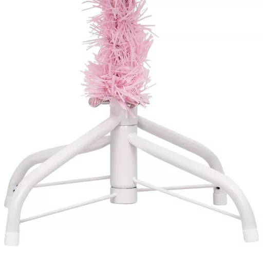 Albero di Natale artificiale rosa - 210 cm, facile da montare, varie dimensioni