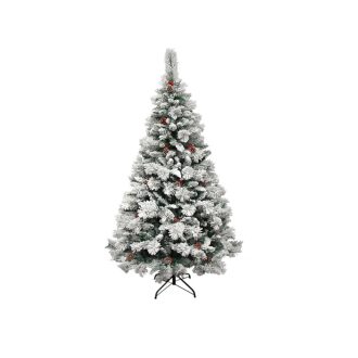   Albero di Natale artificiale innevato 120 cm - design realistico, facile da montare, durevole