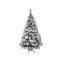 Albero di Natale artificiale innevato 150 cm - design realistico, facile da montare, durevole
