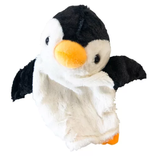 Sedia a dondolo in peluche a forma di pinguino con musica per bambini - Design ergonomico, struttura in legno, capacità di 30 kg