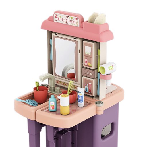 Set da gioco 2-in-1 Cucina e Bagno, 43 pezzi per bambini