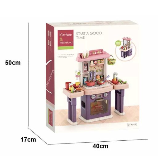 Set da gioco 2-in-1 Cucina e Bagno, 43 pezzi per bambini