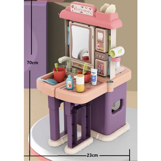 Set da gioco 2-in-1 Cucina e Bagno, 43 pezzi per bambini