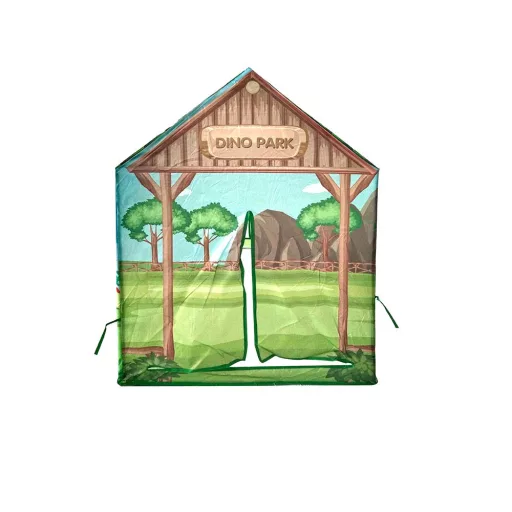 Tenda da gioco colorabile per bambini - rifugio creativo in tela con 12 pennarelli, portatile e lavabile