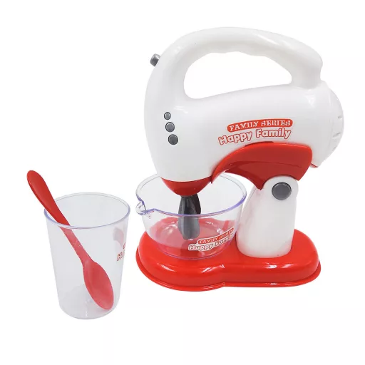 Set di elettrodomestici per bambini 4 pezzi con suoni realistici e 8 accessori