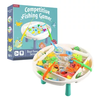   Tavolo da gioco interattivo per la pesca per bambini - Sviluppa le abilità motorie fini con figure e accessori colorati