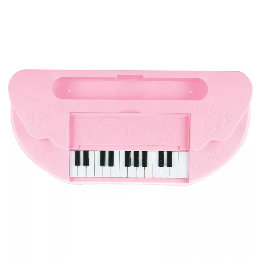 Tavolo da trucco e pianoforte 2-in-1 per principesse con specchio interattivo e 13 accessori