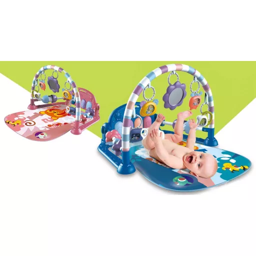 Tappeto da gioco piano per bambini - Colorato, morbido e sviluppante con design stabile