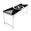 Set di Beer Pong con Tavolo Pieghevole, 50 Bicchieri e 6 Palline