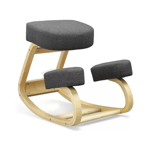 Sedia da ginocchio ergonomica che migliora l'equilibrio - Grigia